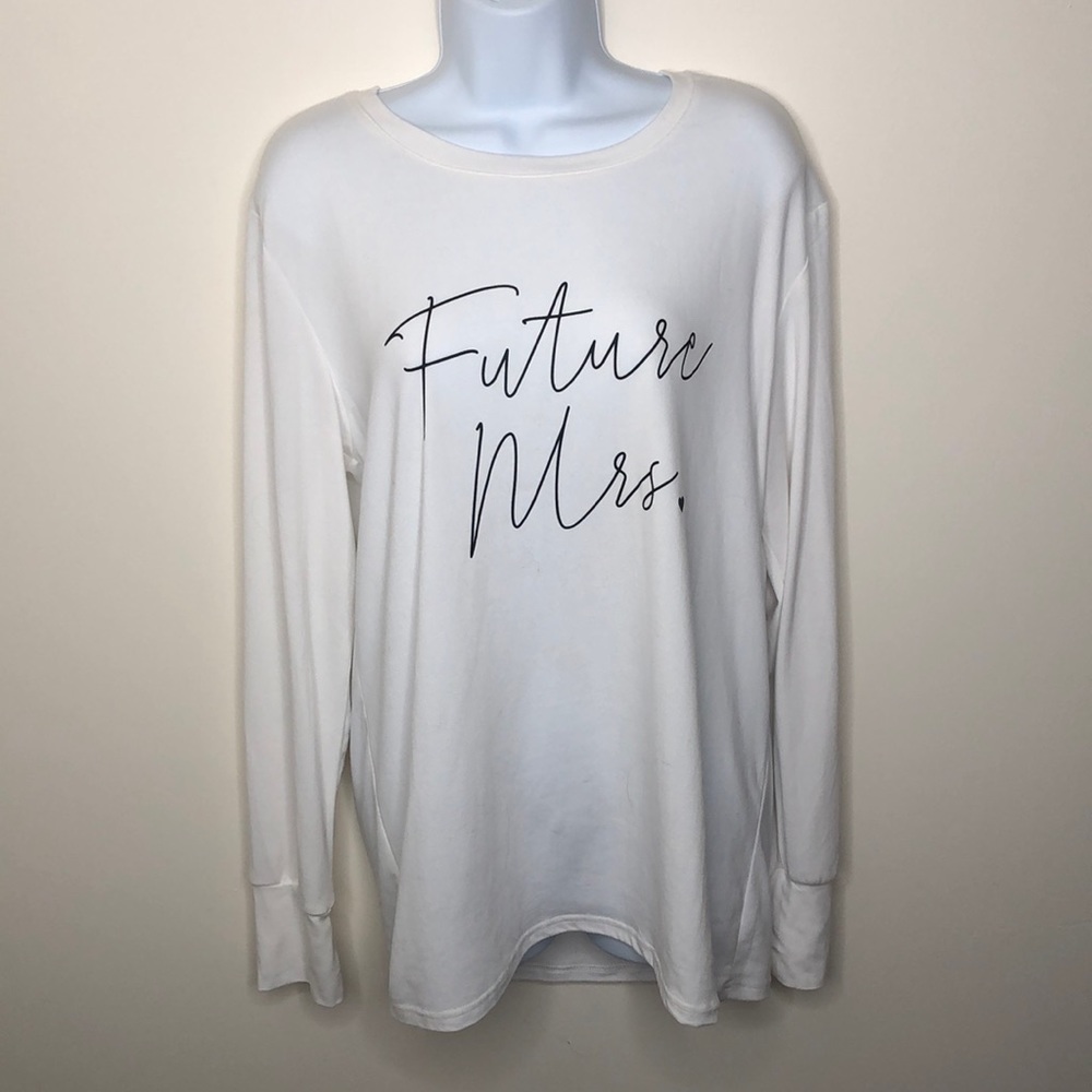 Women’s The Ring Box Long Sleeve Future Mrs Shirt